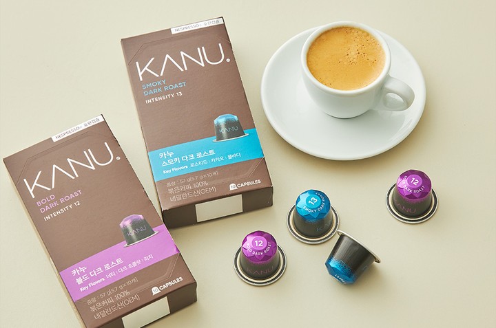Canoe] 2 types of dark capsule coffee (Nespresso compatible